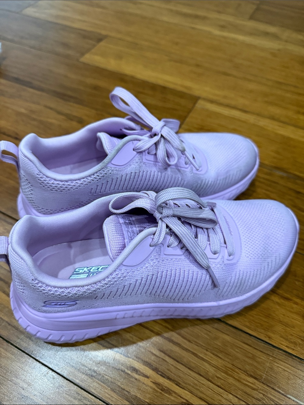 Skechers Women's BOBS Sport Squad Chaos Light Purple Women's Sneakers 6 US - Picture 3 of 6